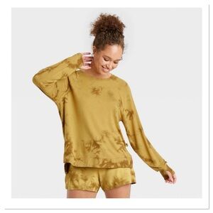 Women’s Soft Lightweight Sweatshirt Joylab Gilded Overdye